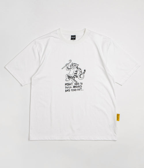 Baglady Fuck Around T-Shirt - White
