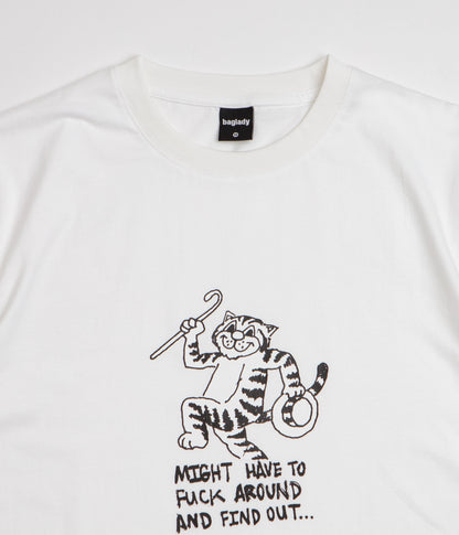Baglady Fuck Around T-Shirt - White