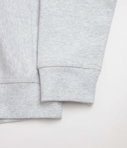 Carhartt Half Zip American Script Sweatshirt - Ash Heather