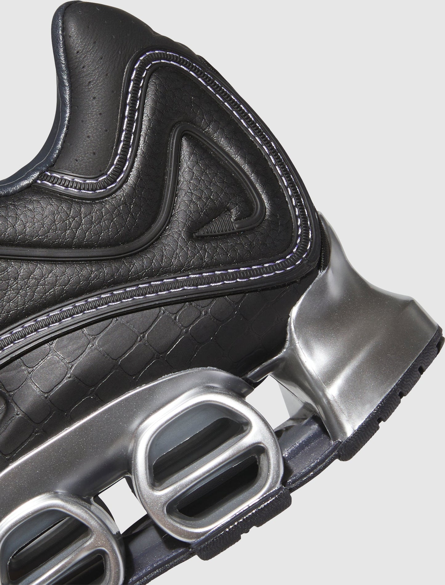 DIOS MEGA 01 NS LEATHER "BLACK/RED/GREY"