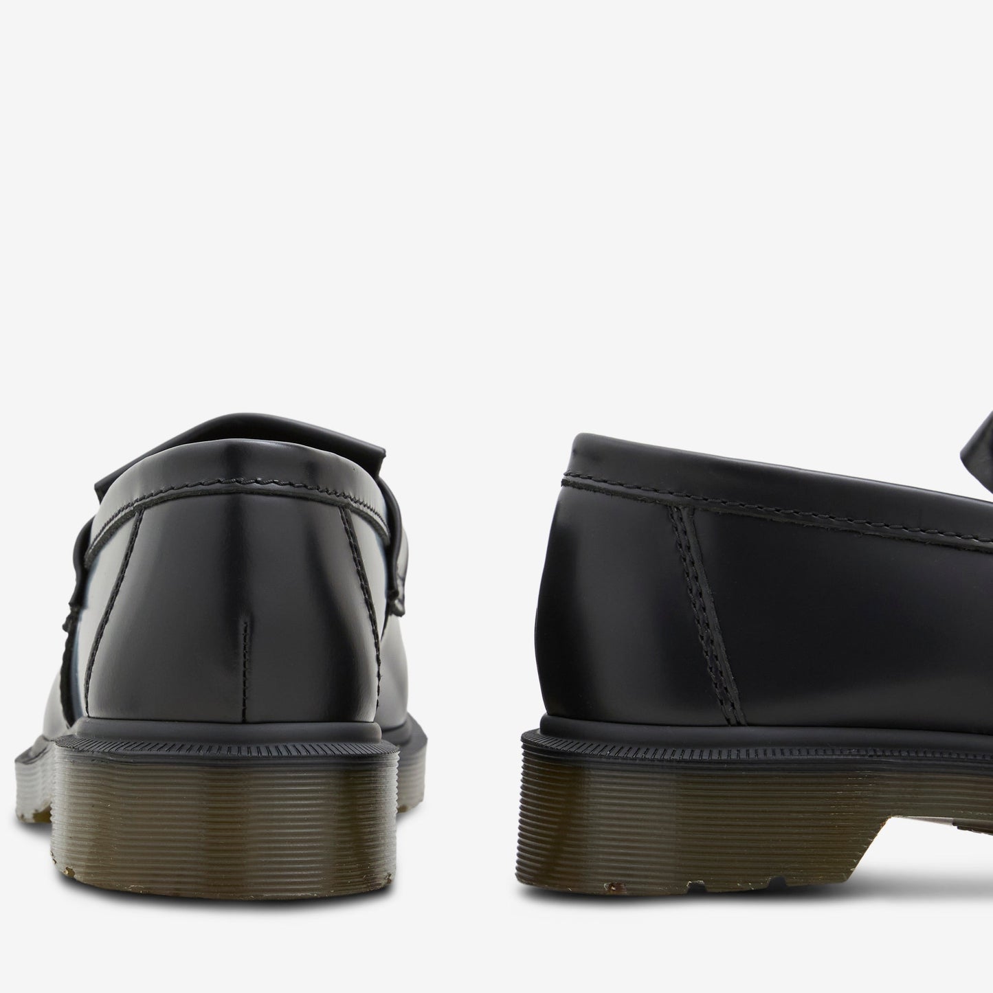 Adrian Tassel Loafer Black Polished Smooth
