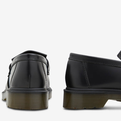 Adrian Tassel Loafer Black Polished Smooth