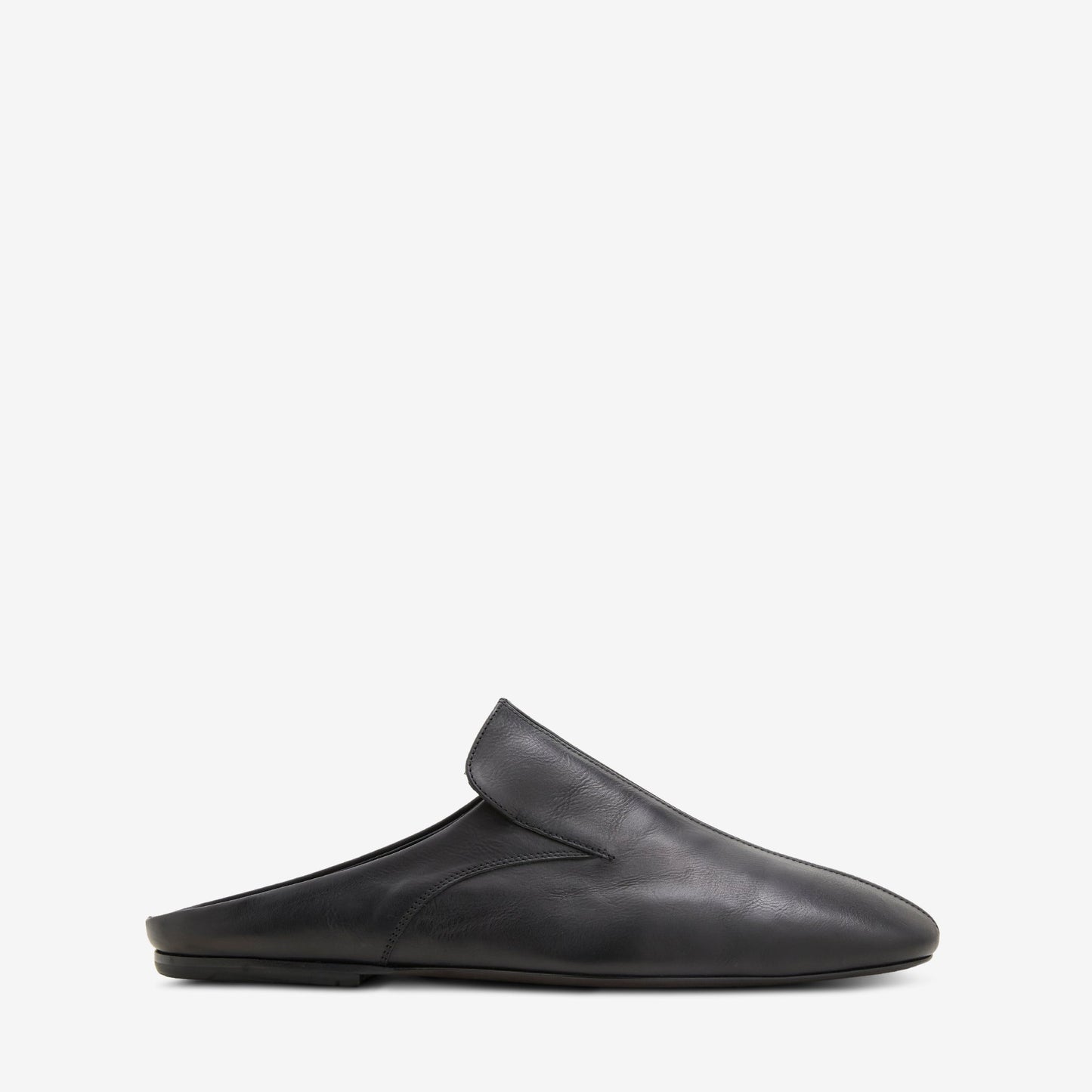 Leather Mule Black