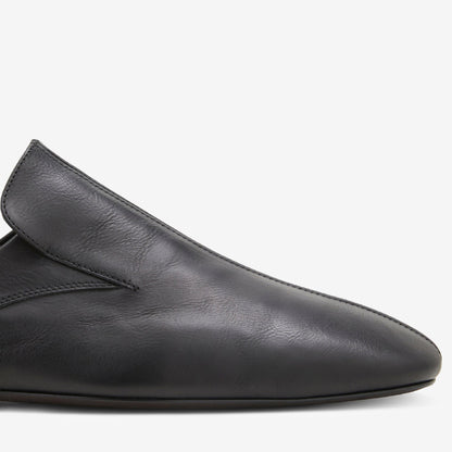 Leather Mule Black
