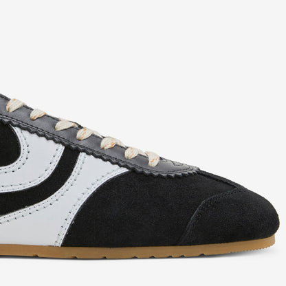 Suede Sneakers Black | White