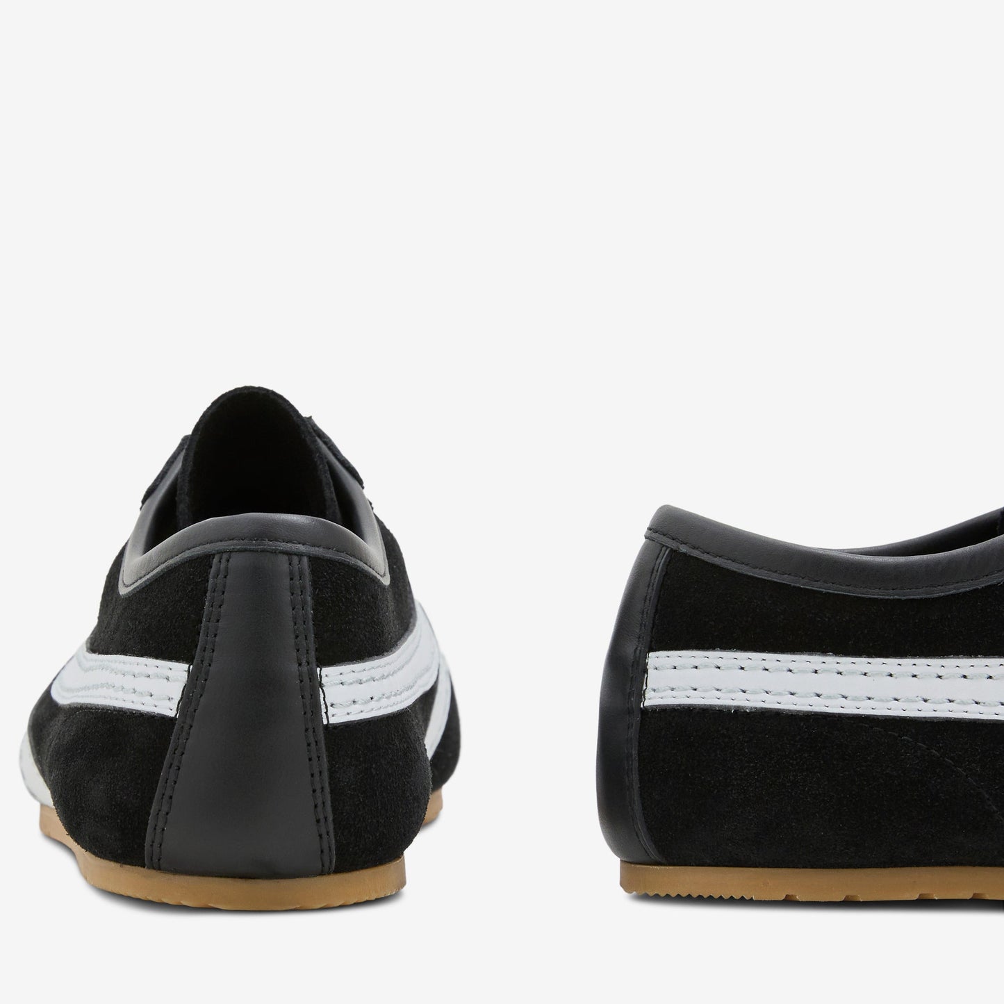 Suede Sneakers Black | White