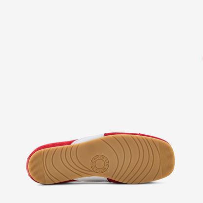 Suede Sneakers Red