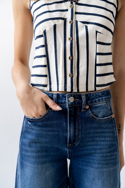 Everlee Striped Tank Top - FINAL SALE