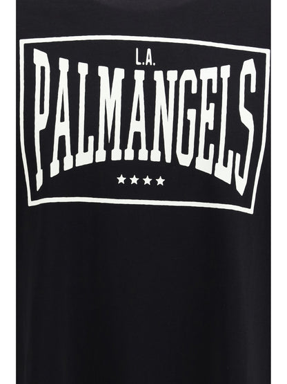 Palm Angels Vintage Box Logo T-Shirt — Black