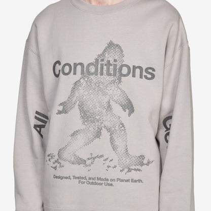 ACG 'Tuff Fleece' Therma-FIT Pullover Crew-Neck Sweatshirt College Grey