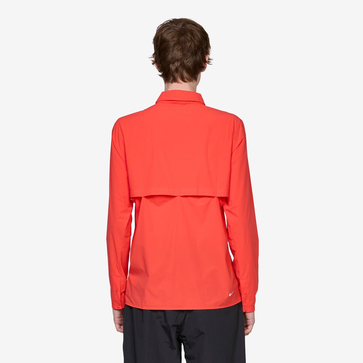 ACG 'Aireez' Long-Sleeve Button-Up Trail Running Top Light Crimson | Summit White