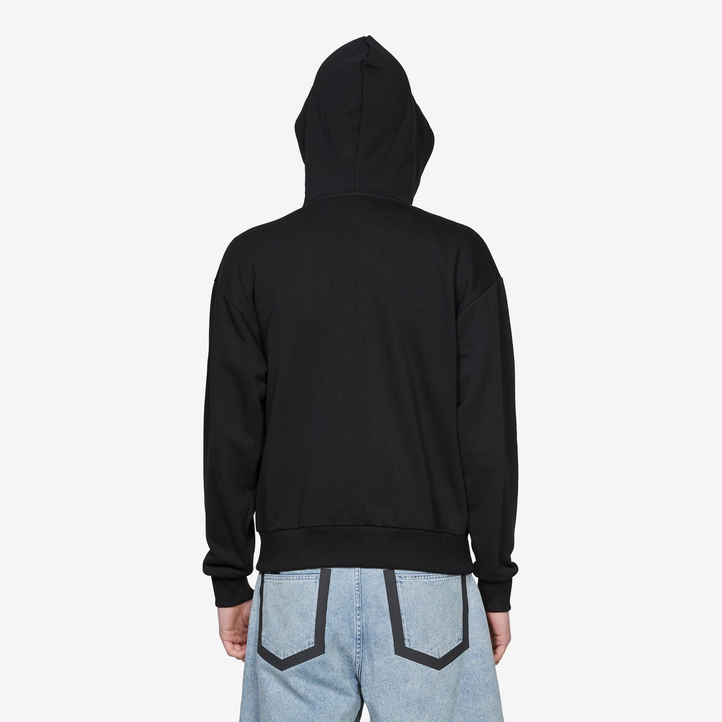 Solo Fleece Full-Zip Hoodie Total Black | Sail