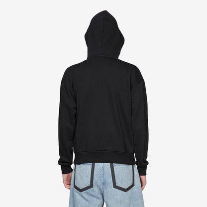 Solo Fleece Full-Zip Hoodie Total Black | Sail