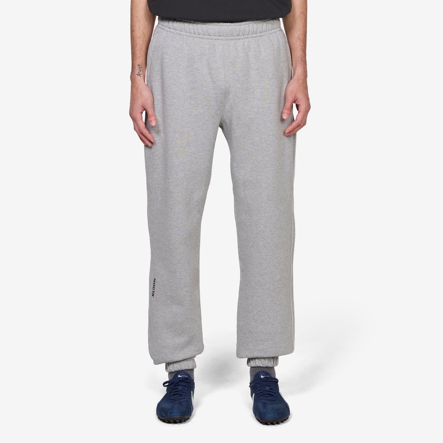 NOCTA Fleece Pant Dark Grey Heather | Matte Silver | Black