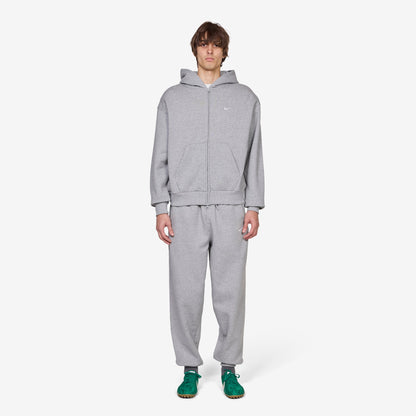 Solo Swoosh Full-Zip Hoodie Dark Grey Heather | Sail
