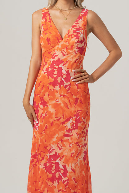 Bailey V-Neck Midi Dress