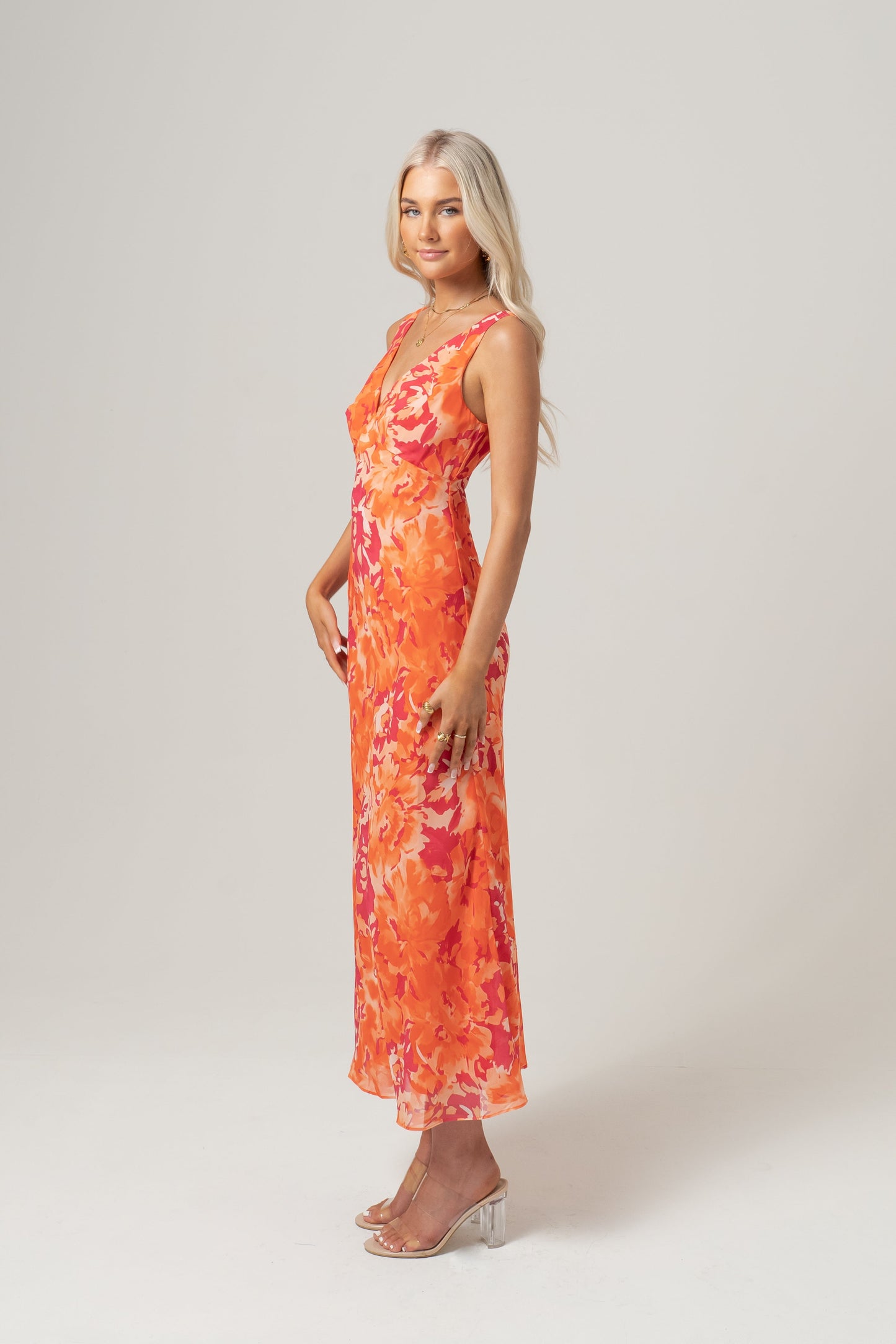 Bailey V-Neck Midi Dress