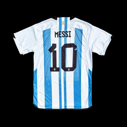Argentina 2022 Lionel Messi Adidas World Cup Soccer Jersey