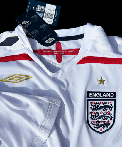England Soccer Kit Umbro 2007-2009 Jersey NEW