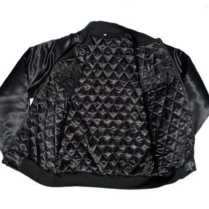 1/1 New York Knicks Quilt Lined Satin Coaches Jacket NEW