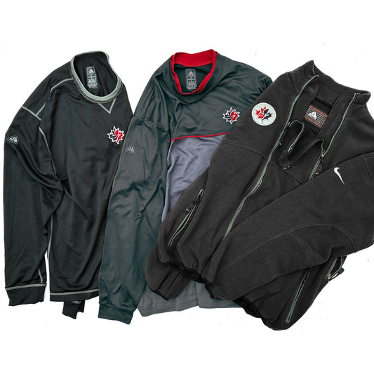 Nike ACG Canada Olympic Hockey 3 Pc. Layer Shirts + Fleece