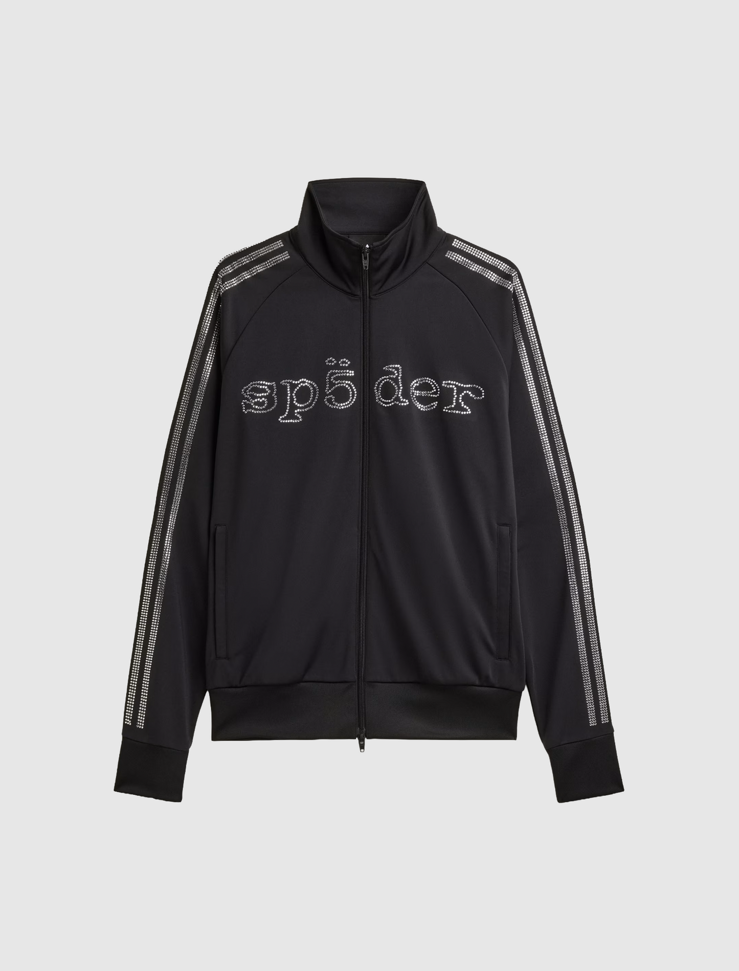 SP5DER RHINESTONE TRACKTOP