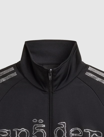 SP5DER RHINESTONE TRACKTOP