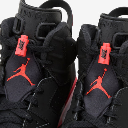 Air Jordan 6 Retro 'Infrared Salesman' Black | Light Crimson