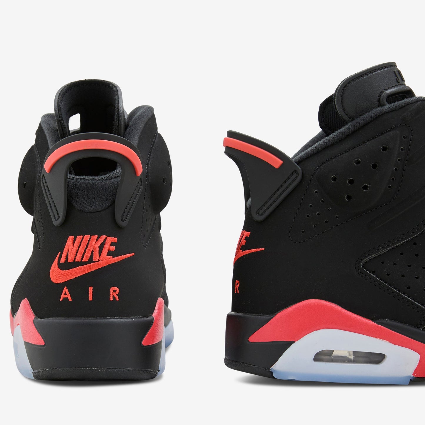 Air Jordan 6 Retro 'Infrared Salesman' Black | Light Crimson
