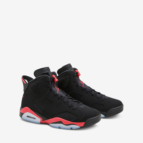 Air Jordan 6 Retro 'Infrared Salesman' Black | Light Crimson