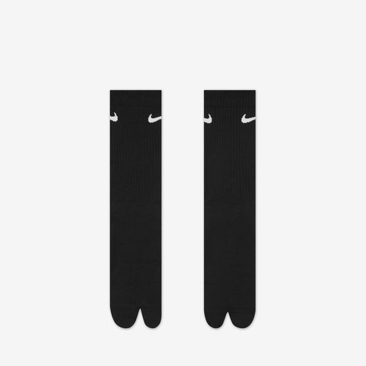 Everyday Plus 'Rift' Lightweight Split-Toe Crew Socks Black | White