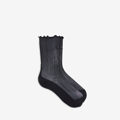 Women's Sheer Training Ankle Socks Black | Black