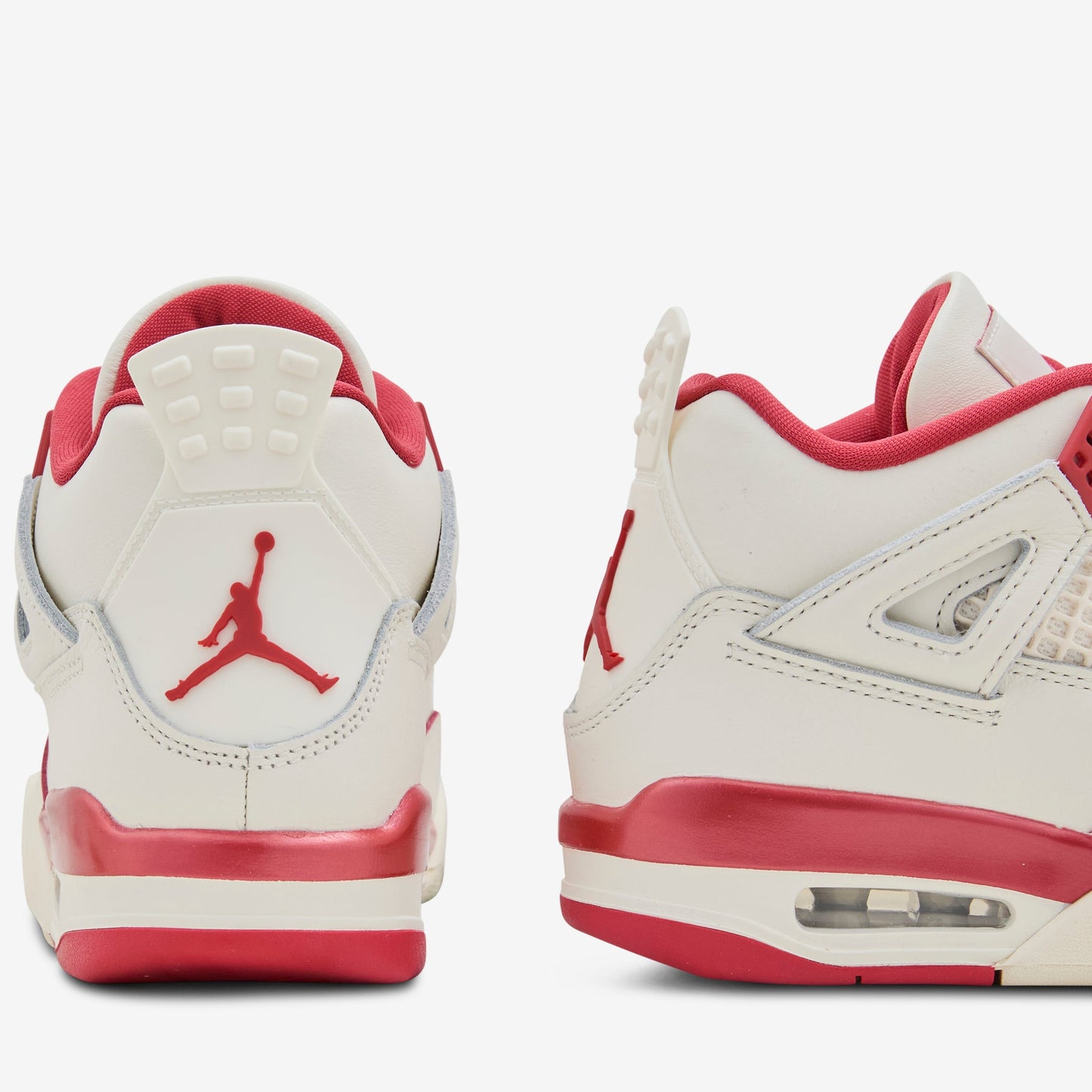 Women's Air Jordan 4 Retro Pale Ivory | Sierra Red | Tough Red