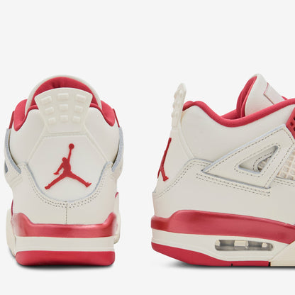Women's Air Jordan 4 Retro Pale Ivory | Sierra Red | Tough Red
