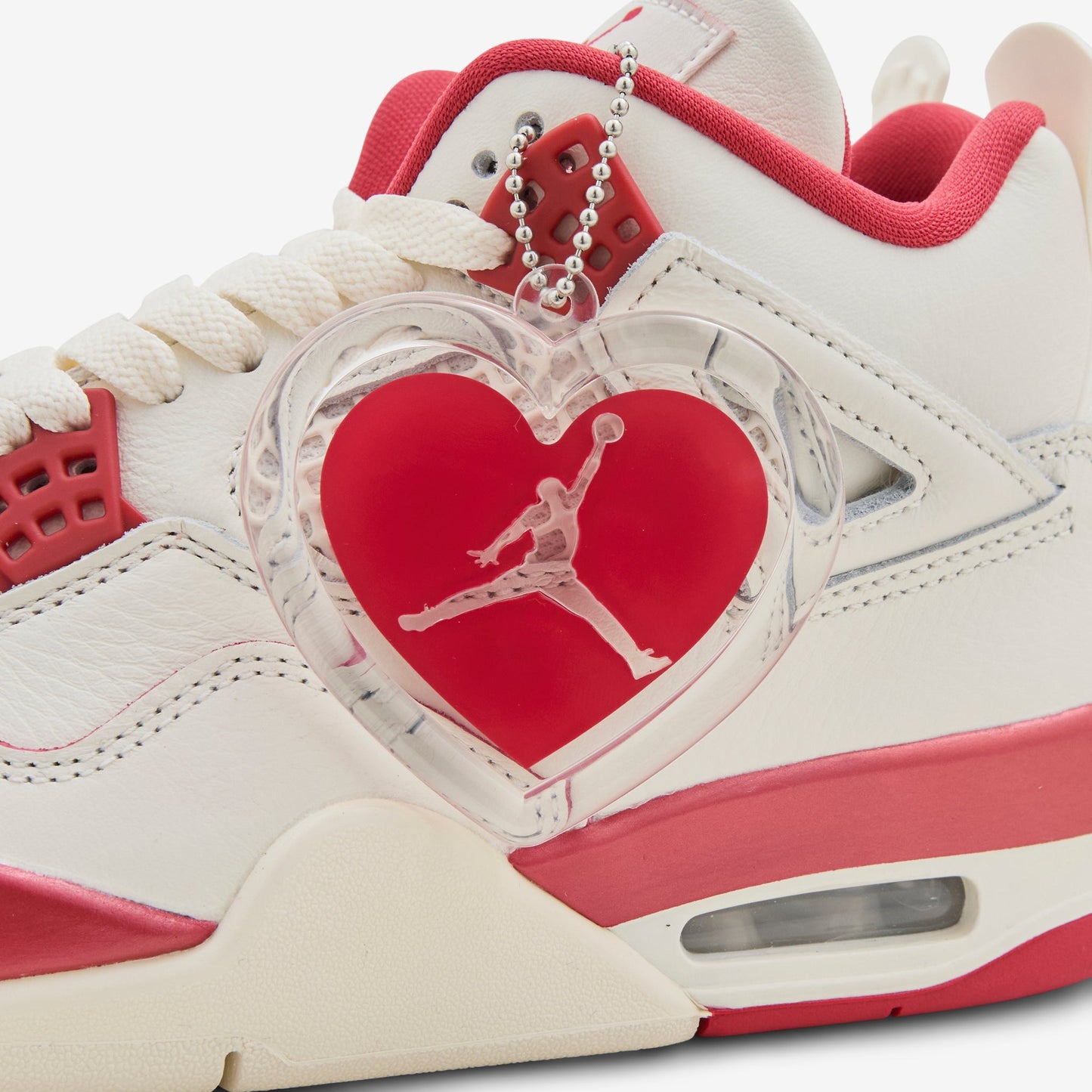 Women's Air Jordan 4 Retro Pale Ivory | Sierra Red | Tough Red