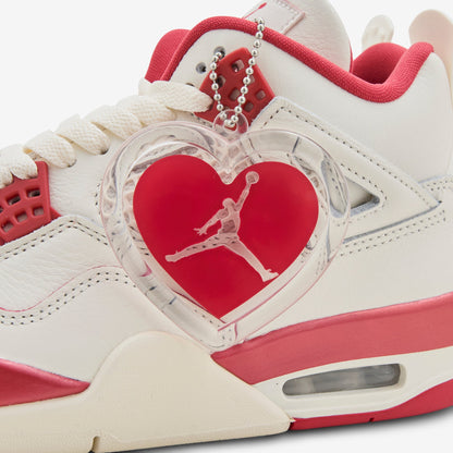 Women's Air Jordan 4 Retro Pale Ivory | Sierra Red | Tough Red