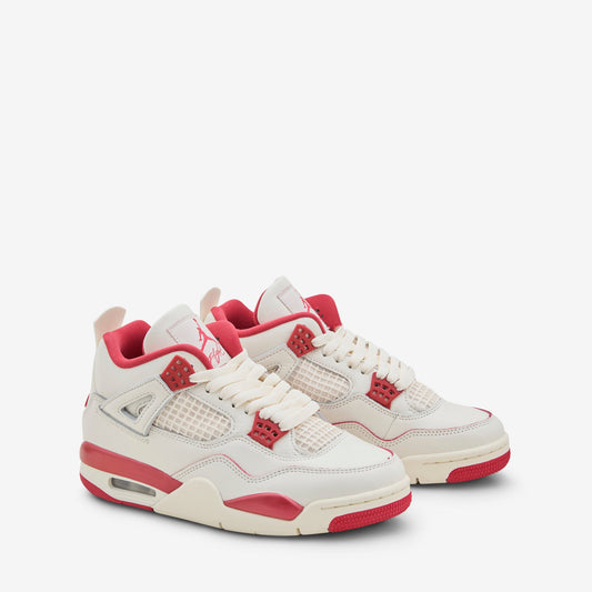Women's Air Jordan 4 Retro Pale Ivory | Sierra Red | Tough Red