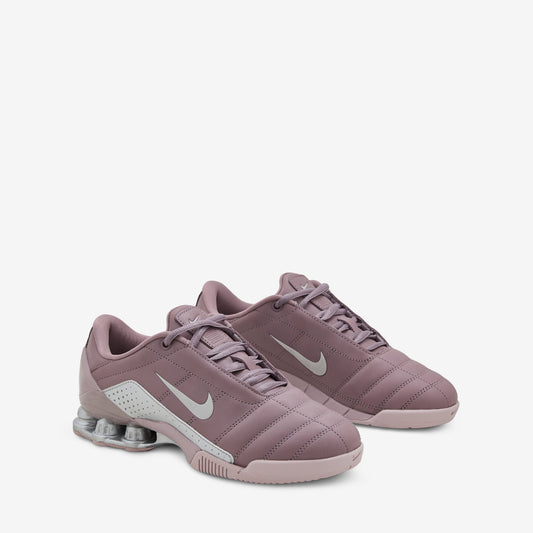 Women's T90 Shox Magia Taupe Grey | Metallic Silver | Light Violet Ore