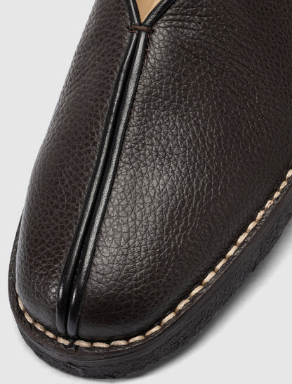PIPED CREPE SLIPPERS
