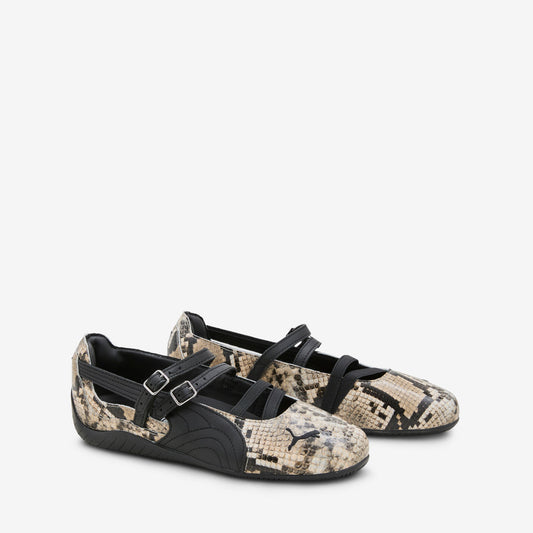 Women's Speedcat Ballet Snake PUMA Black | Vapor Gray