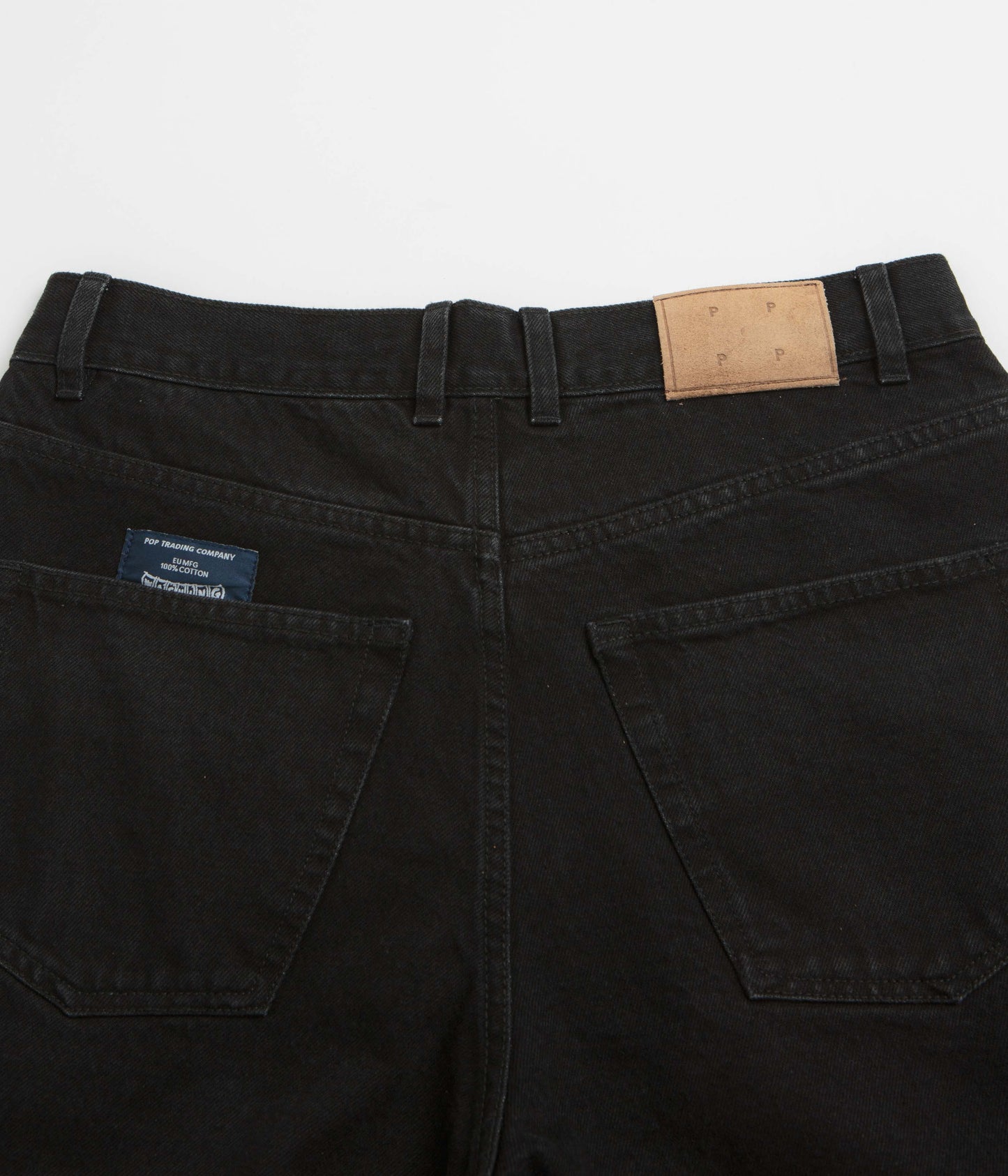 Pop Trading Company DRS Denim Pants - Black