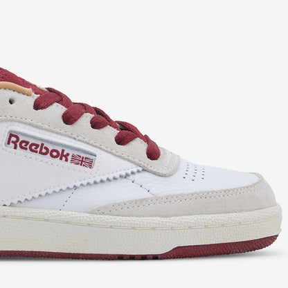 Club C 85 White | Retro Red | Chalk