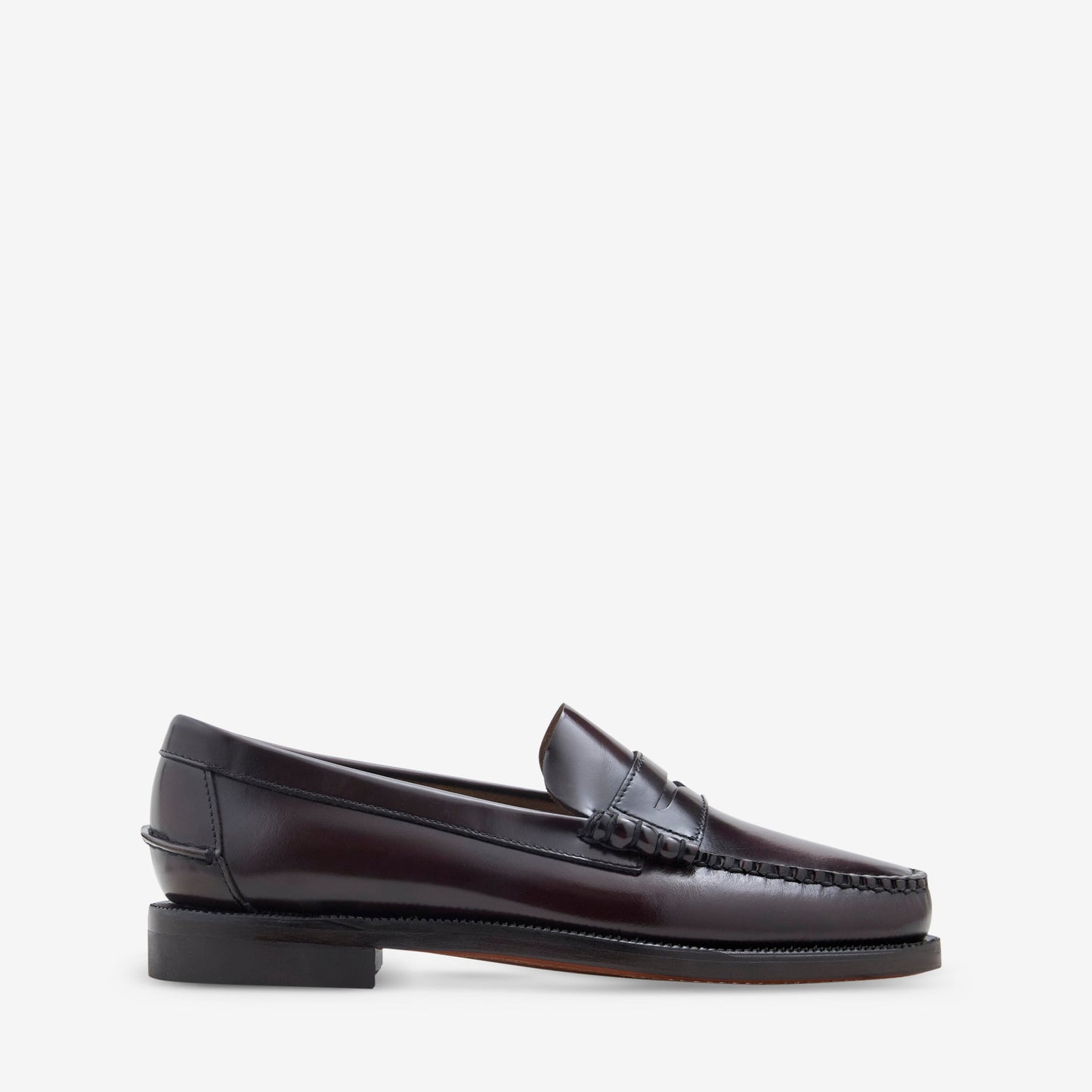 Classic Dan Wide Brown Burgundy