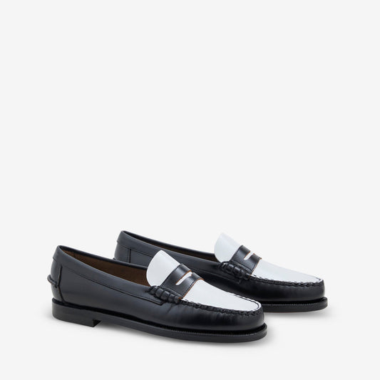 Women's Classic Dan Loafer Black | White