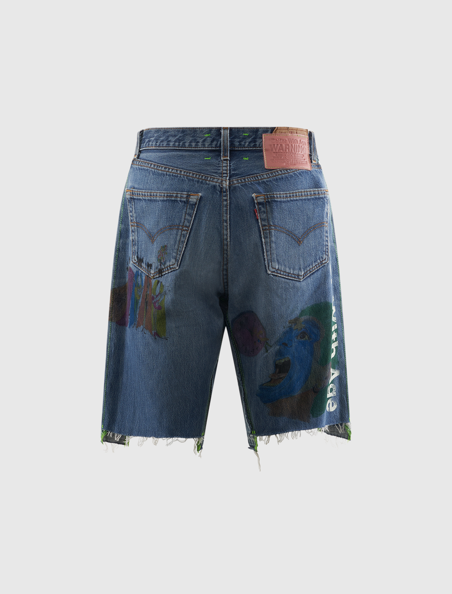 HARRISON TRIPLE-WIDE DENIM SHORT