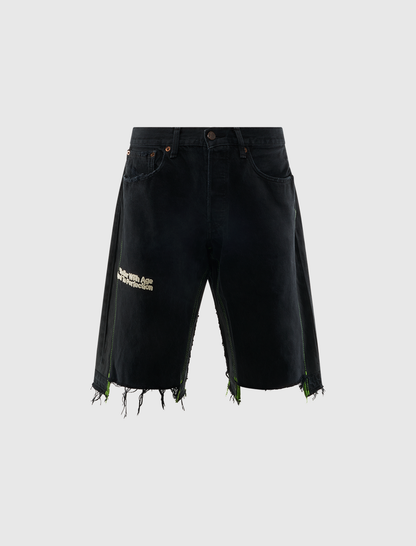 MONROE TRIPLE-WIDE DENIM SHORT