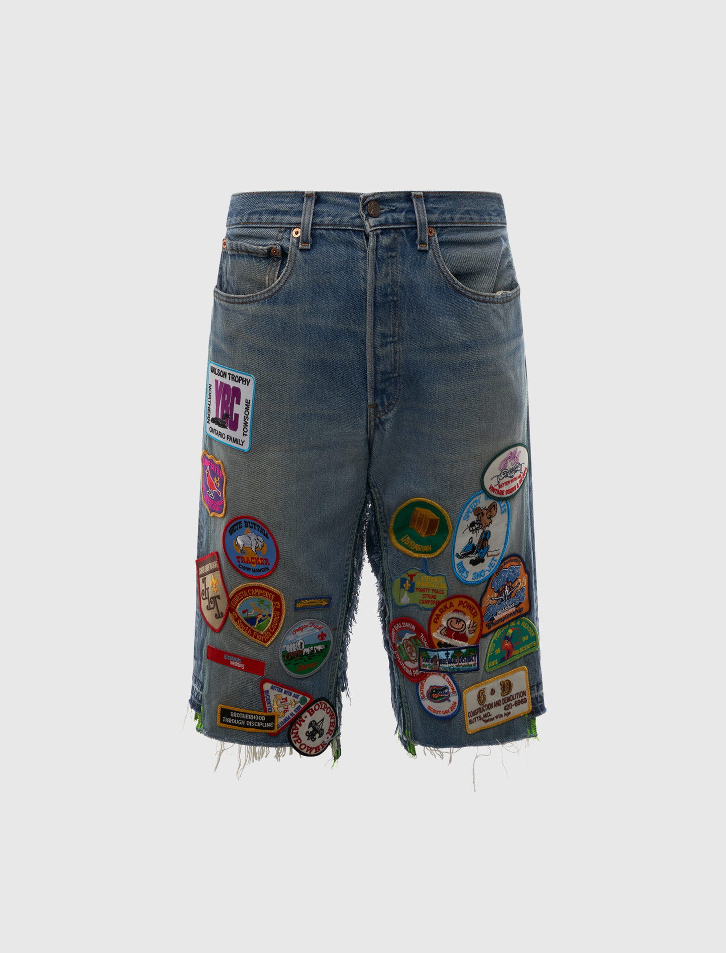 GENTLEMEN'S TRIPLE-WIDE LONG DENIM SHORT
