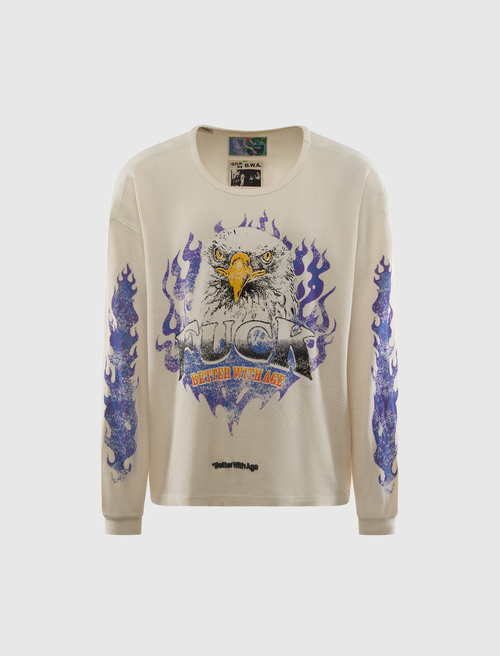 VANITY WAFFLE LONG SLEEVE TEE