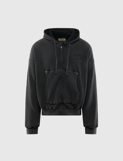 STAR WAFFLE HOODIE