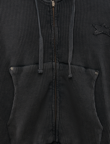 STAR WAFFLE HOODIE